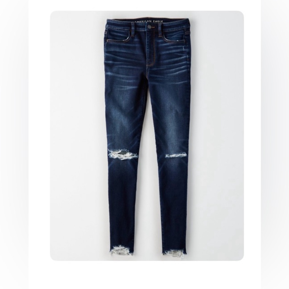 American Eagle Super High Rise Jegging Dark Wash